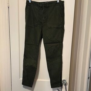 J. Crew Dark Green Skinny Jeans